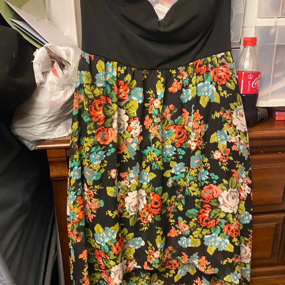 Floral High low Dress